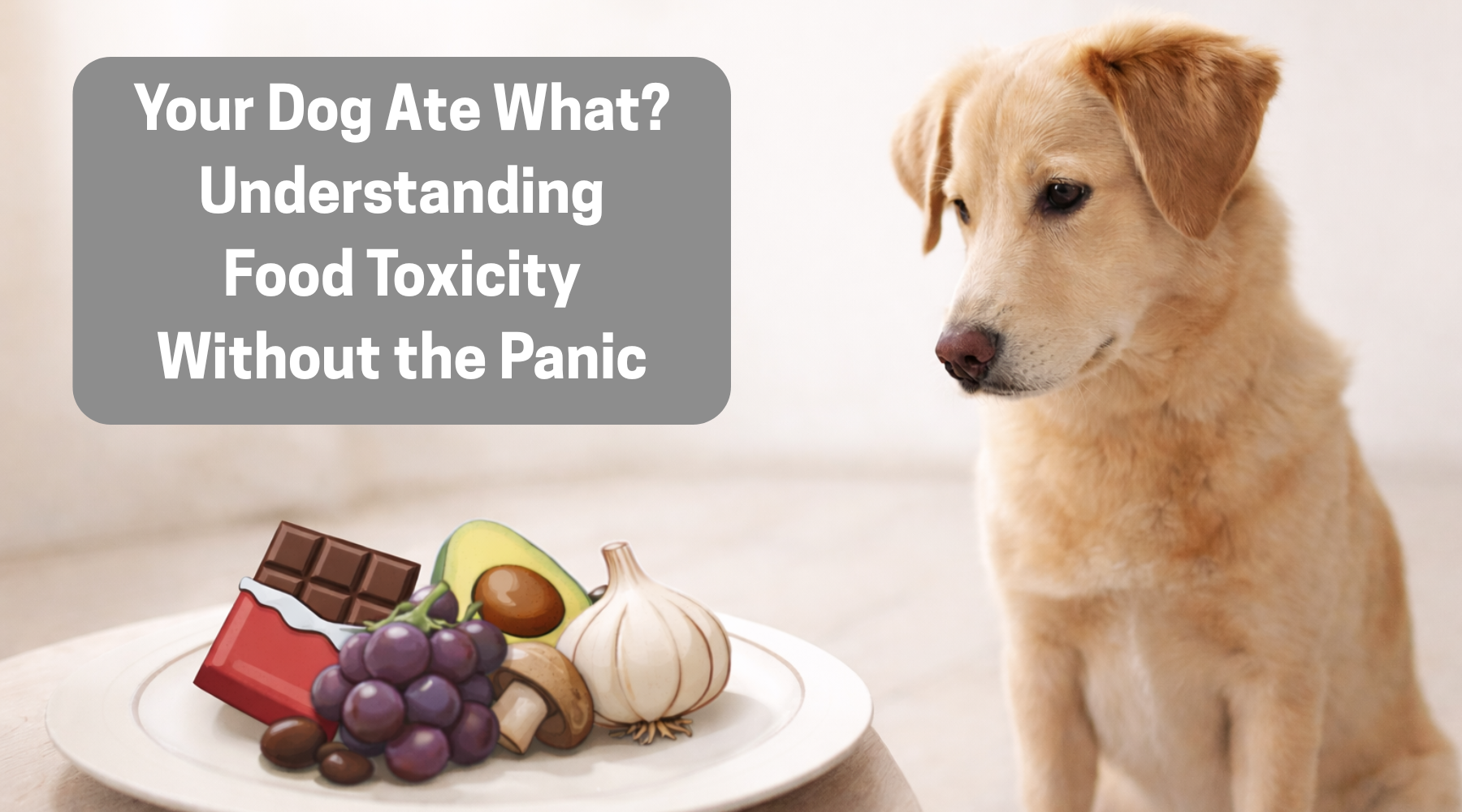 Image showcasing Your Dog Ate What? Understanding Food Toxicity Without the Panic - A ...