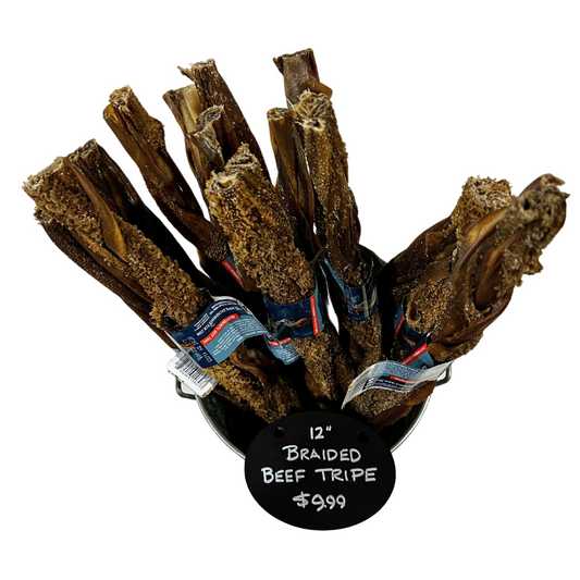 12" Braided Beef Tripe