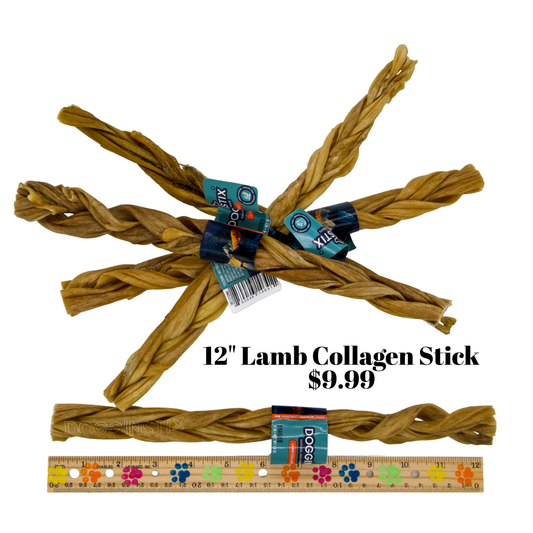 12" Lamb Collagen Braid