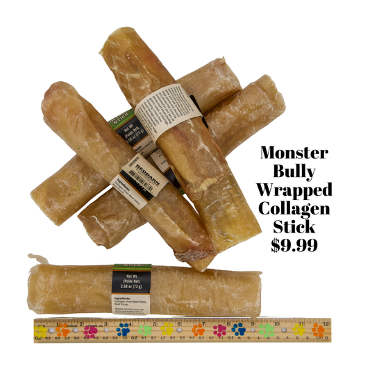 Monster Bully Wrapped Collagen Stick
