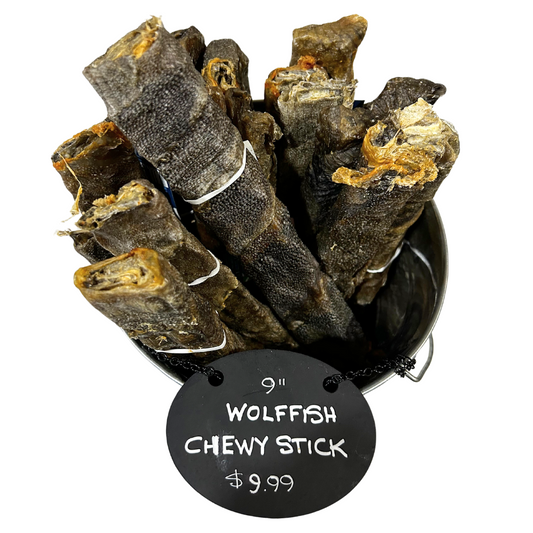 9" Wolffish Chewy Stick