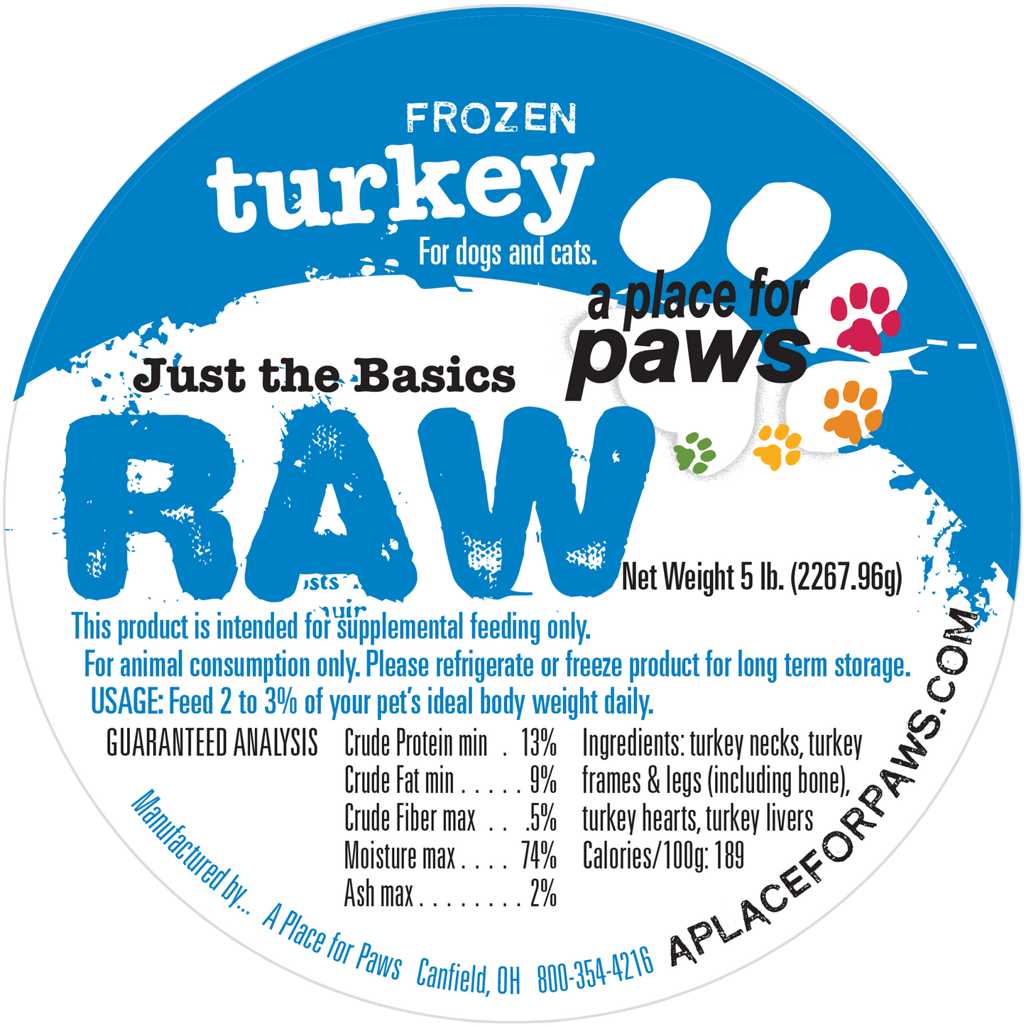 Turkey - 5 lb. tube