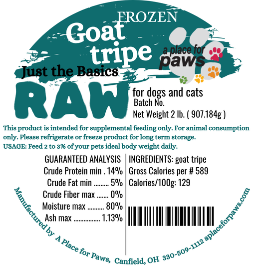 APFP RAW Goat Tripe