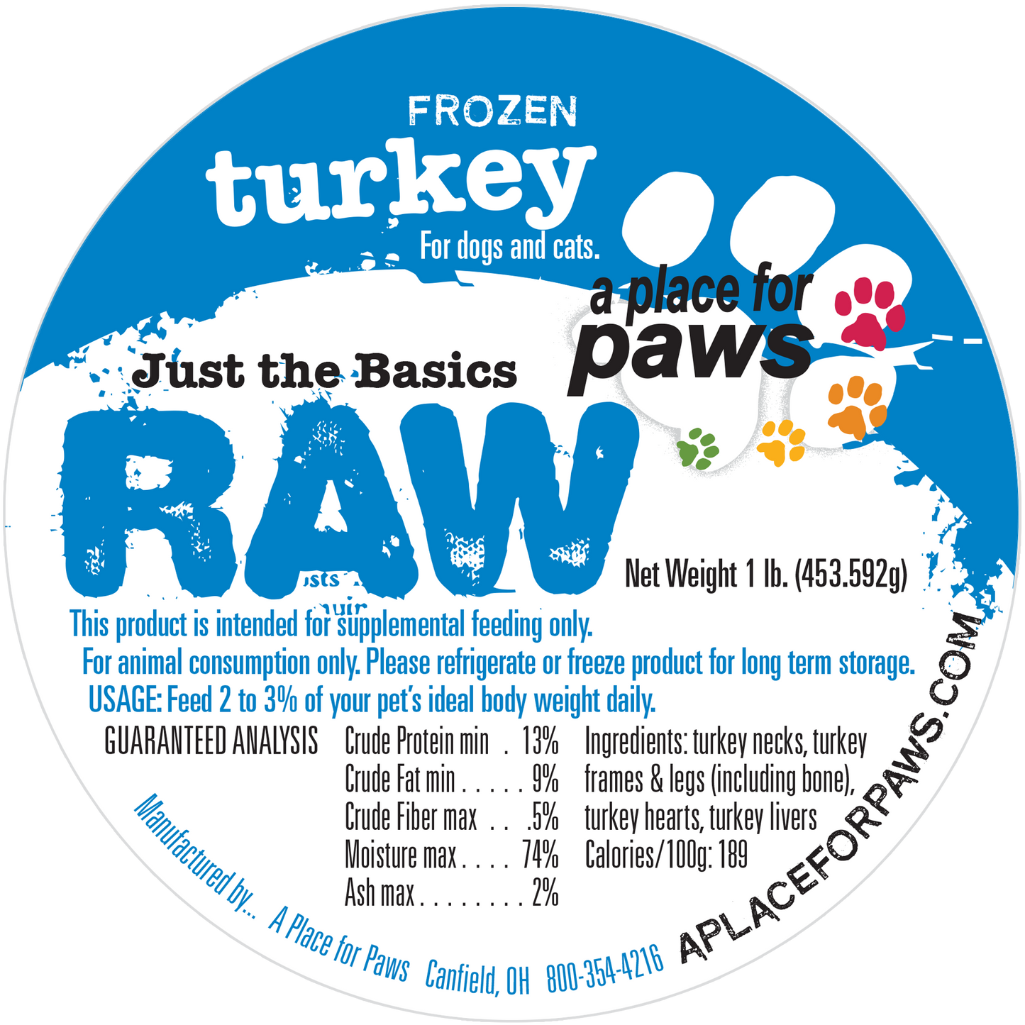 Turkey - 1 lb. container