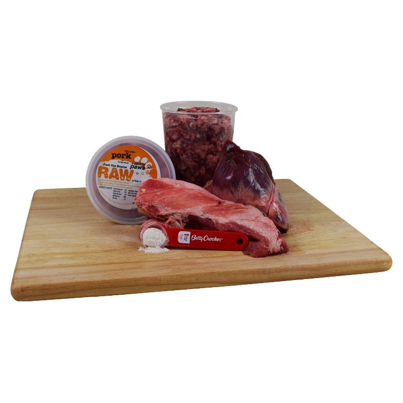Ingredients in Raw Pork Mix