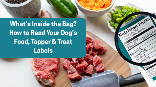 What’s Inside the Bag? How to Read Your Dog’s Food, Topper & Treat Labels