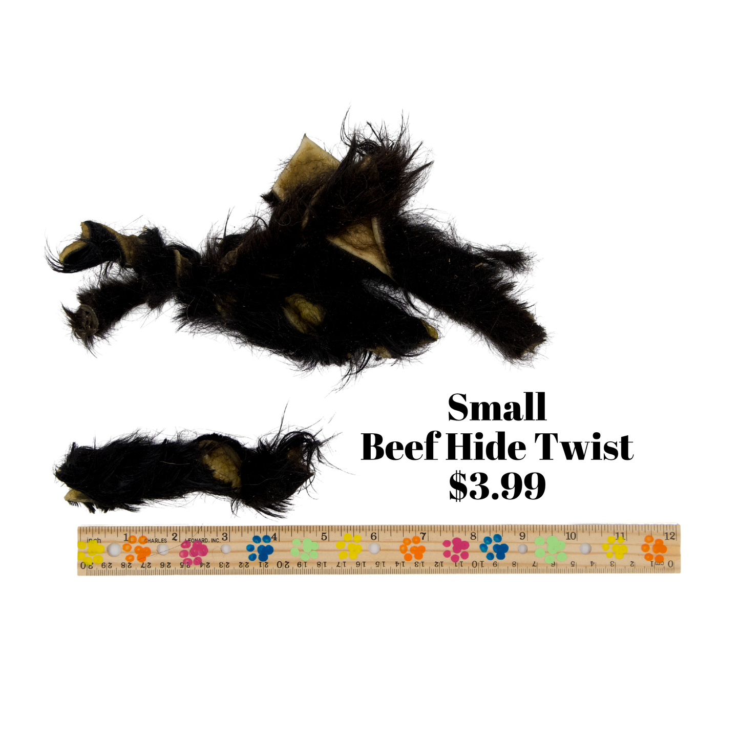 Small Beef Hide Twist