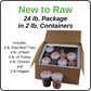 New To Raw Package  24 lb.