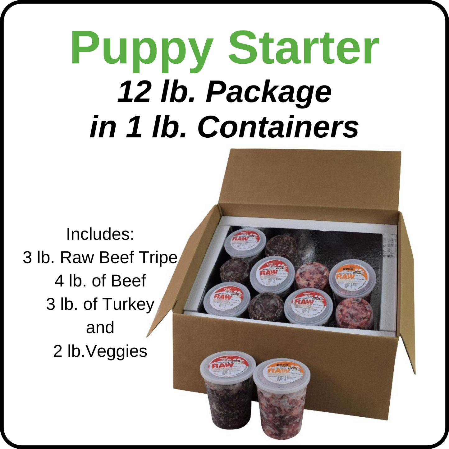 Puppy Starter Package 12 lb.