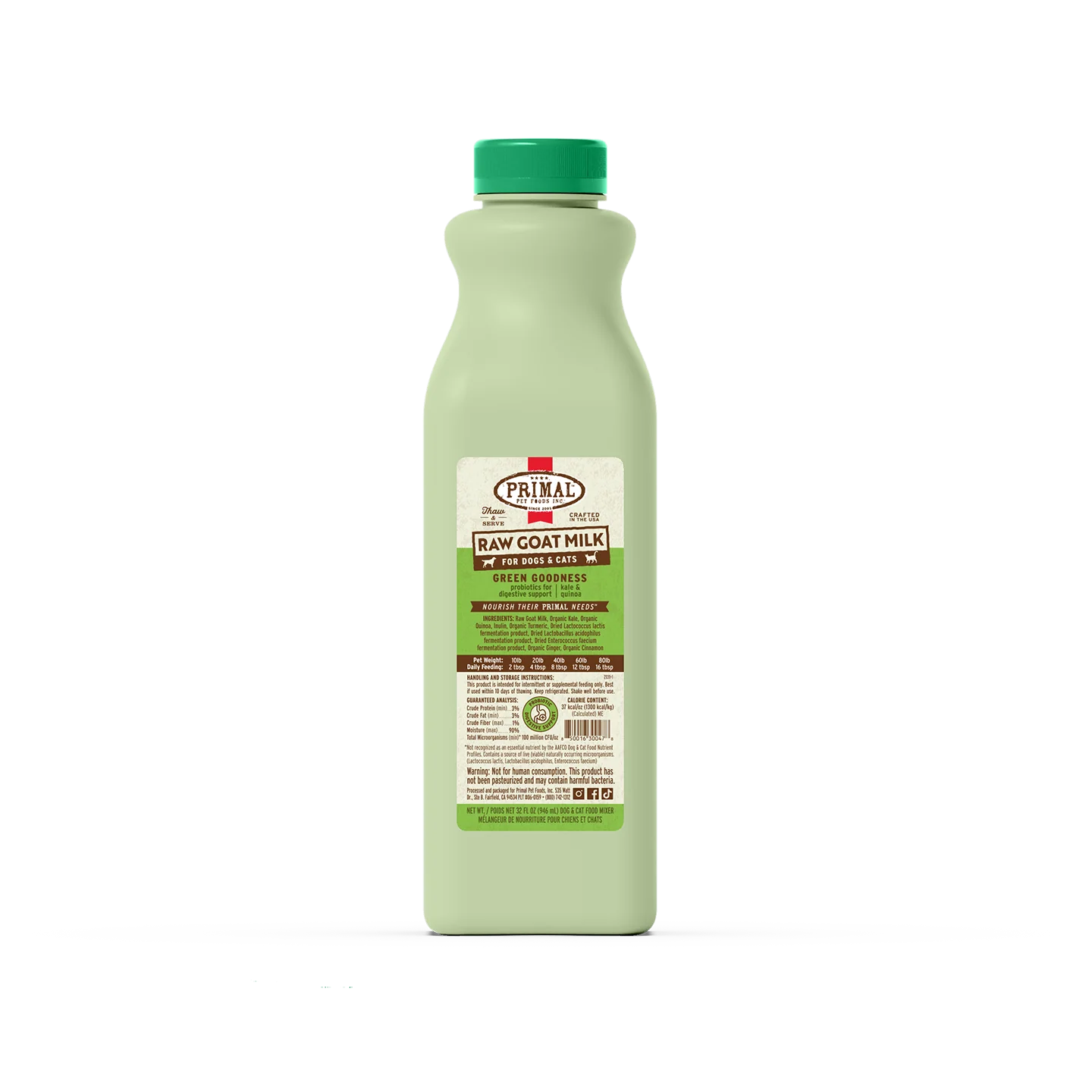 Primal - Goat Milk - Green Goodness