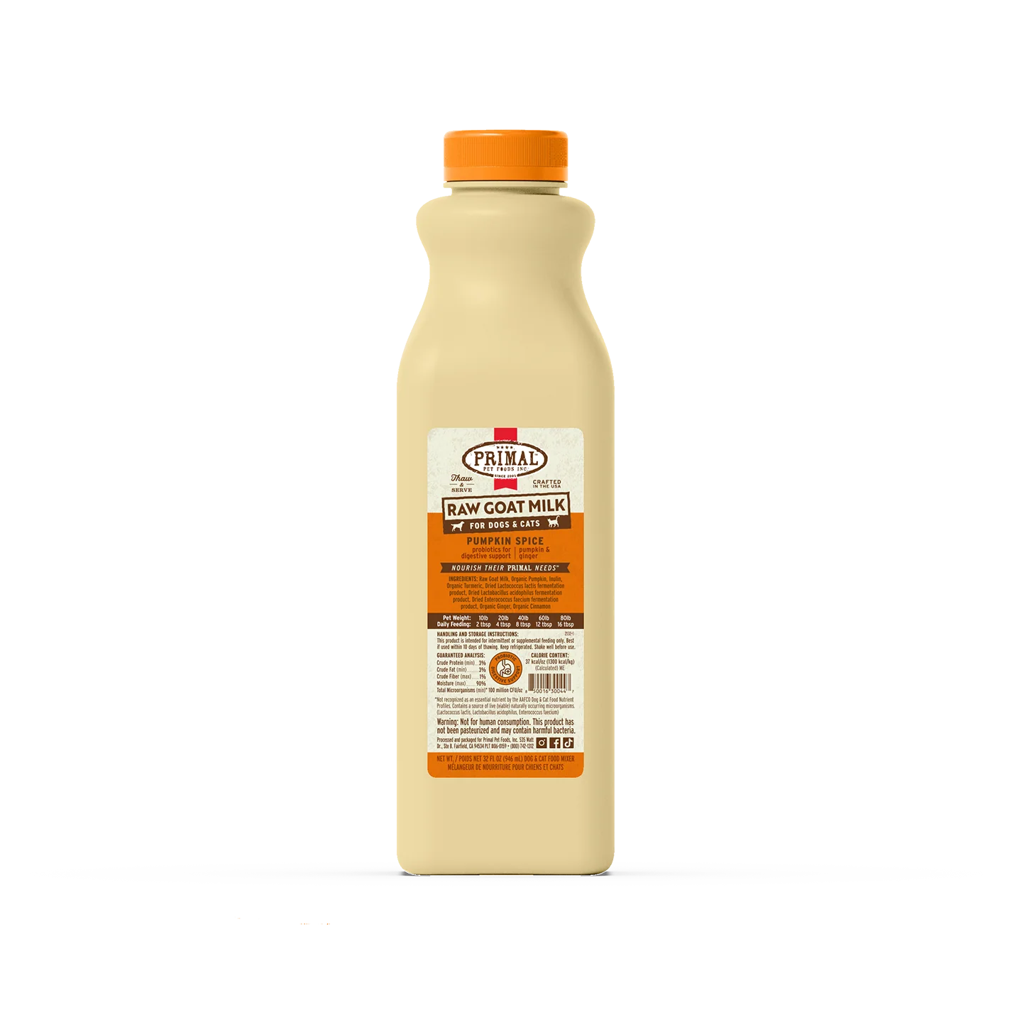 Primal - Goat Milk - Pumpkin Spice