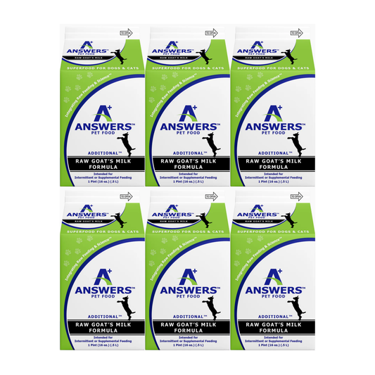 Answers - Raw Goat’s Milk 6 pints