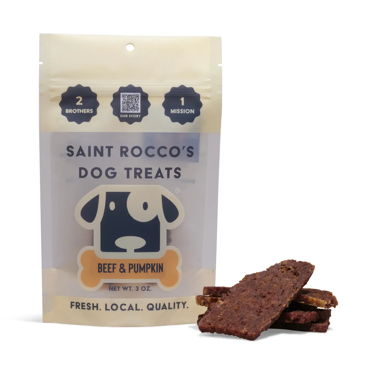 Beef & Pumpkin Treats - Saint Rocco's