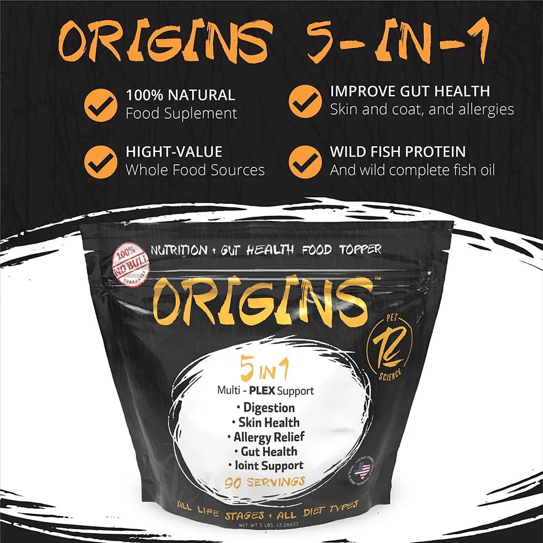 Origins 5-in-1 Dog Supplement