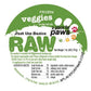 RAW Veggies Label
